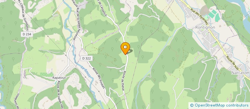 localisation de l'entreprise SCI M.B  UZOS