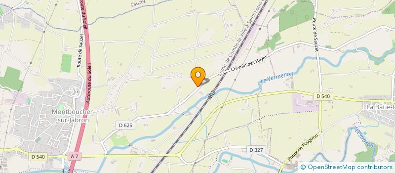 localisation de l'entreprise SCI M.B  MONTBOUCHER-SUR-JABRON