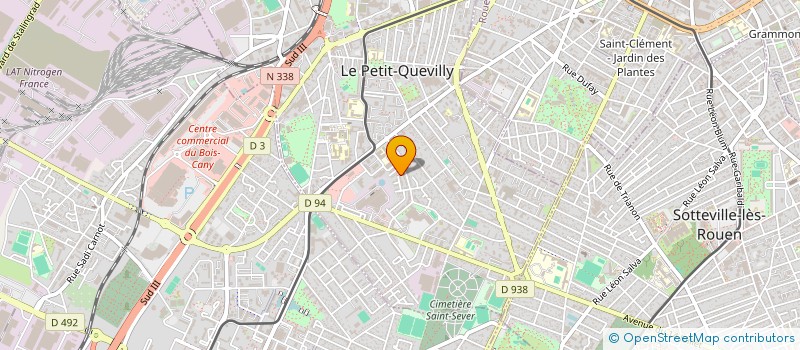 localisation de l'entreprise SCI M.B. à LE PETIT-QUEVILLY