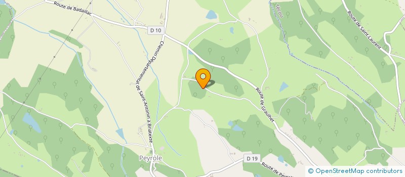 localisation de l'entreprise SCI M.B.  PEYROLE
