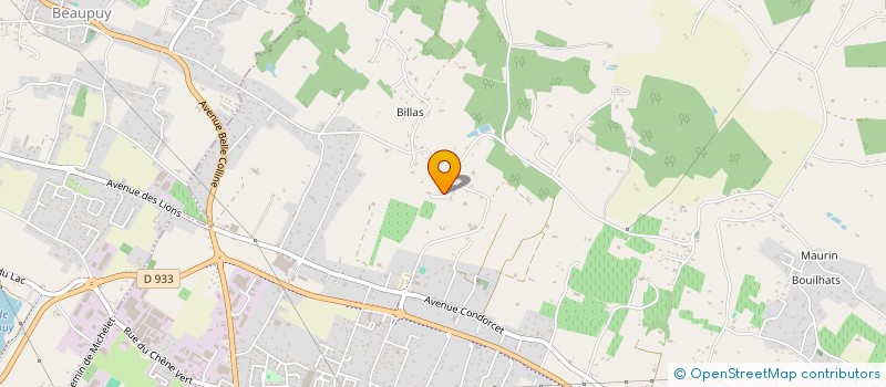 localisation de l'entreprise SCI M.B  MARMANDE