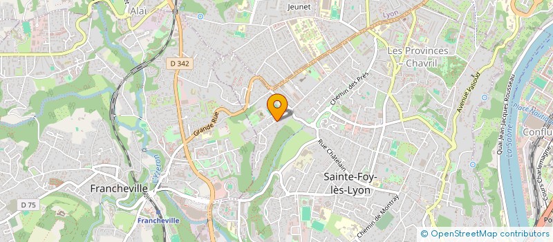 localisation de l'entreprise SCI M.B.A.  SAINTE-FOY-LES-LYON