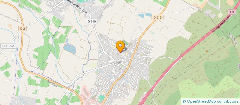 localisation de l'entreprise SCI M.B.A  GIGEAN