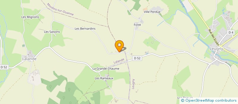 localisation de l'entreprise SCI M.&.B.BOURGOGNE  LALANDE