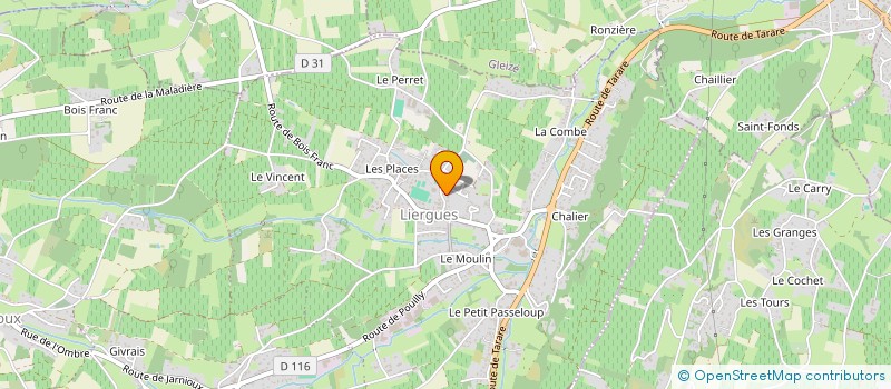 localisation de l'entreprise SCI M.B.C. à PORTE DES PIERRES DOREES