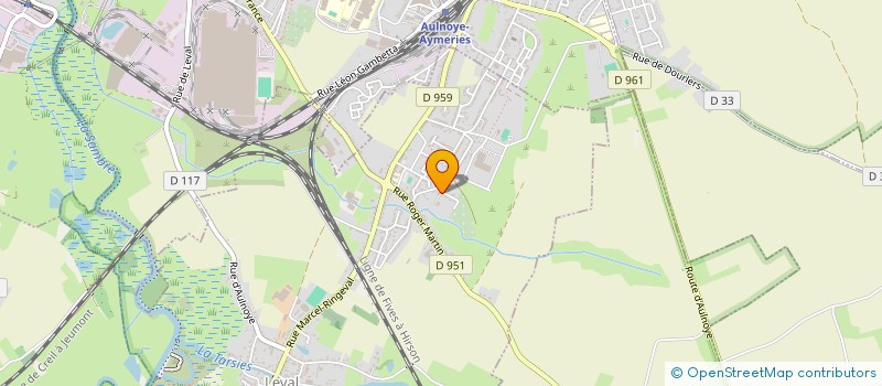 localisation de l'entreprise SCI M B D à LEVAL