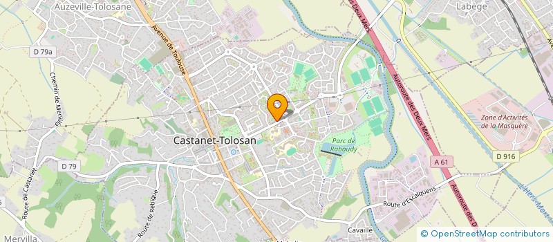 localisation de l'entreprise SCI M.B.D à CASTANET-TOLOSAN