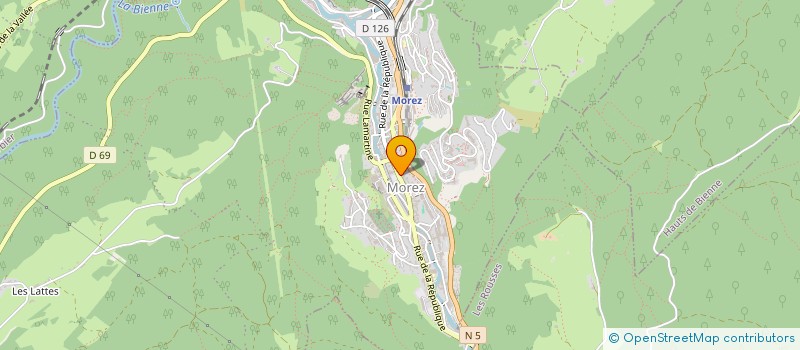 localisation de l'entreprise SCI M.B.E  HAUTS DE BIENNE