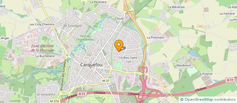 localisation de l'entreprise SCI M.B.G  CARQUEFOU