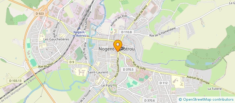localisation de l'entreprise SCI M.B. INVEST à NOGENT-LE-ROTROU