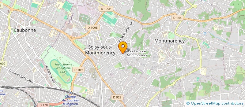 localisation de l'entreprise SCI M.B.INVESTIMMO  SOISY-SOUS-MONTMORENCY