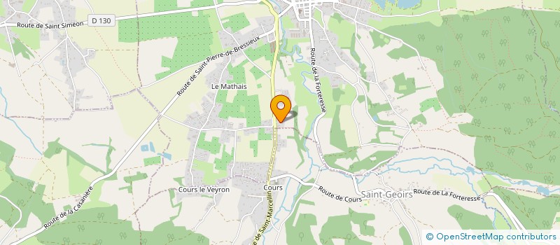 localisation de l'entreprise SCI M.B.J.  SAINT-ETIENNE-DE-SAINT-GEOIRS