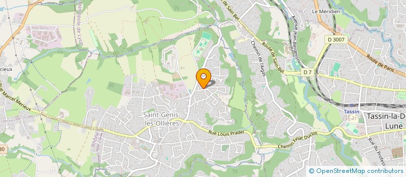 localisation de l'entreprise SCI M B N  SAINT-GENIS-LES-OLLIERES