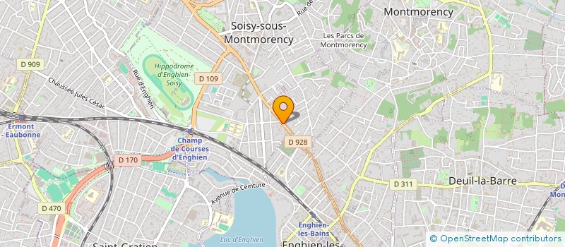 localisation de l'entreprise SCI M B P à SOISY-SOUS-MONTMORENCY