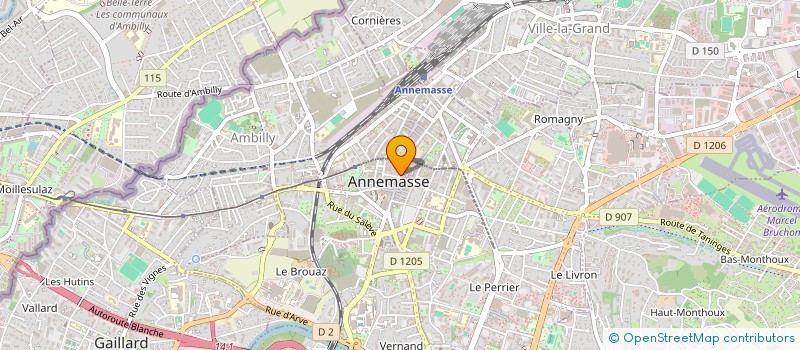 localisation de l'entreprise SCI M.B.P. à ANNEMASSE