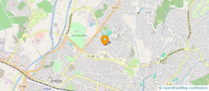 localisation de l'entreprise SCI M.B.V. à FREJUS