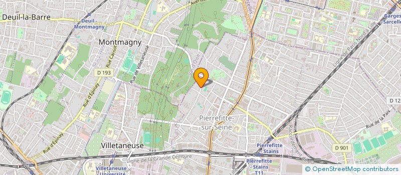 localisation de l'entreprise SCI M. BASHIR à PIERREFITTE-SUR-SEINE