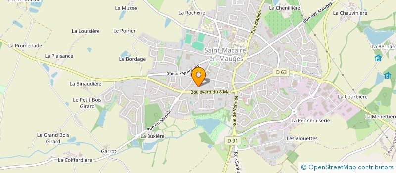 localisation de l'entreprise SCI M&C 19 à SEVREMOINE