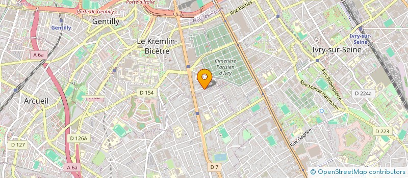 localisation de l'entreprise SCI M.C.  LE KREMLIN-BICETRE
