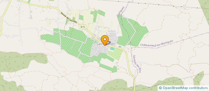 localisation de l'entreprise SCI M.C.A  MARTIGUES