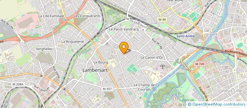 localisation de l'entreprise SCI M&C ASSOCIES à LAMBERSART