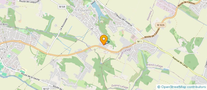 localisation de l'entreprise SCI M.C.B.  FLOURENS