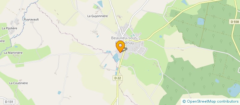 localisation de l'entreprise SCI M.C.B VERDON  BEAULIEU-SOUS-PARTHENAY