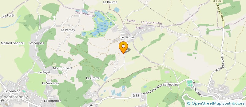 localisation de l'entreprise SCI M.C.C.  CHARANTONNAY