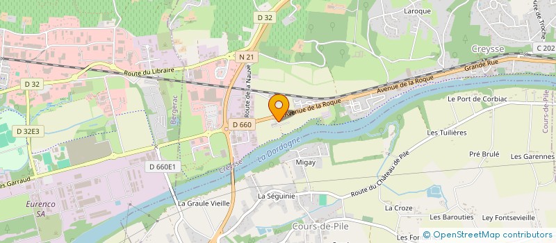localisation de l'entreprise SCI M.C.D à BERGERAC