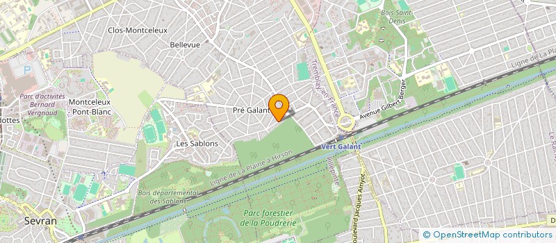 localisation de l'entreprise SCI M C DES FRAISIERS à VILLEPINTE