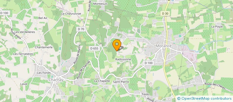 localisation de l'entreprise SCI M&C.DUMONT  MORANCE