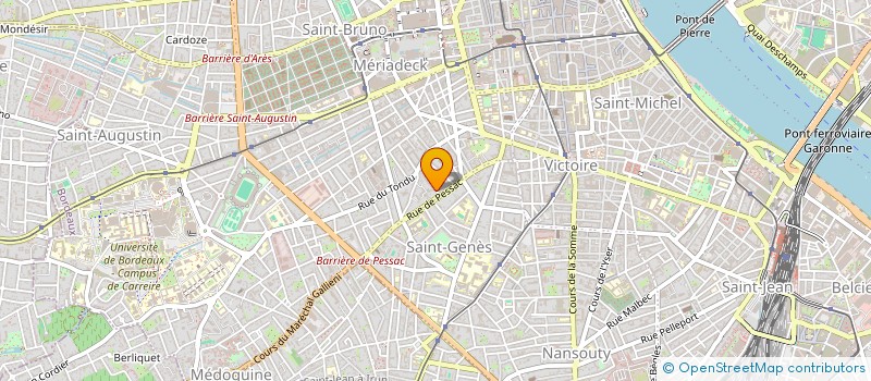 localisation de l'entreprise SCI M.C.F  BORDEAUX