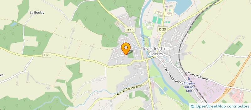 localisation de l'entreprise SCI M.C.F. à CLOYES-LES-TROIS-RIVIERES