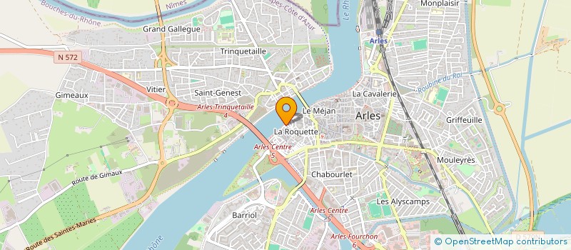 localisation de l'entreprise SCI M.C.G à ARLES