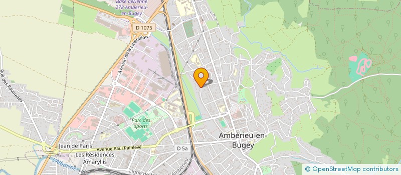 localisation de l'entreprise SCI M.C.G.  SAINT-DENIS-EN-BUGEY