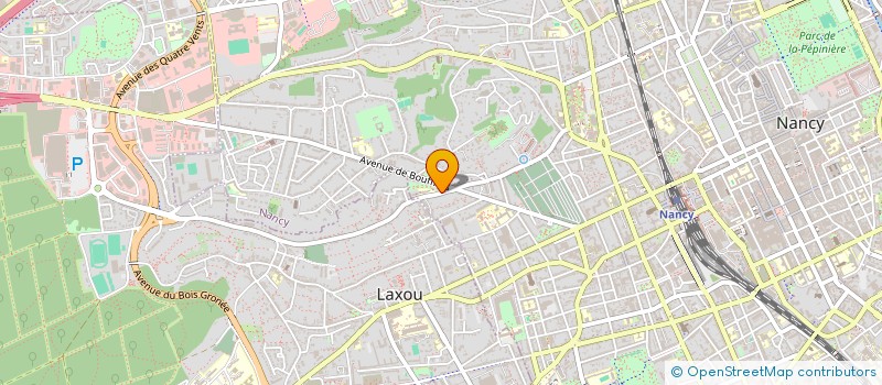 localisation de l'entreprise SCI M.C.G.M.  NANCY