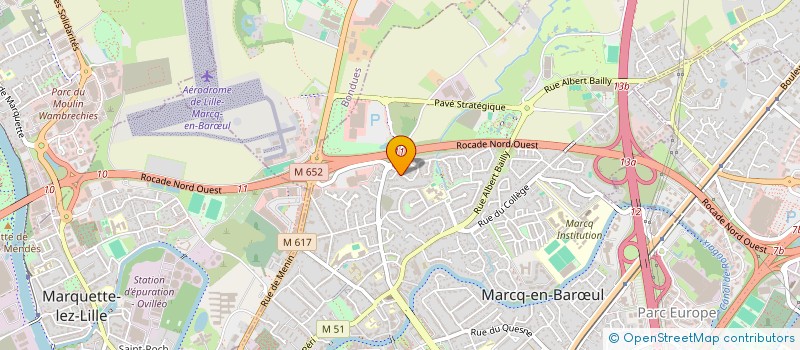 localisation de l'entreprise SCI M C M à MARCQ-EN-BARŒUL