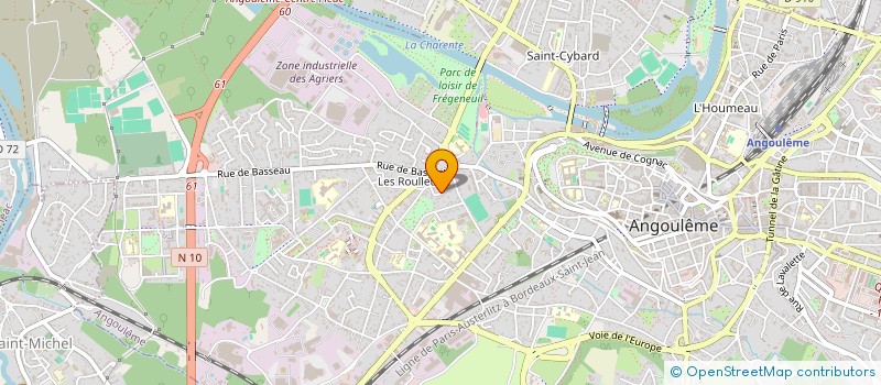 localisation de l'entreprise SCI M.C.M.O. à ANGOULEME