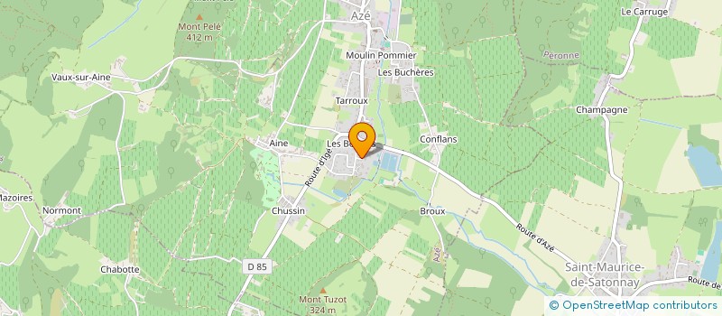 localisation de l'entreprise SCI M.C.O  AZE