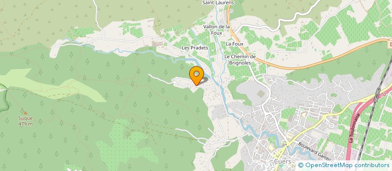 localisation de l'entreprise SCI M.C.O.L.  CUERS