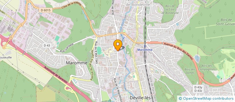 localisation de l'entreprise SCI M C R  MAROMME