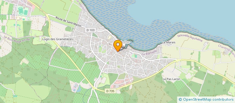 localisation de l'entreprise SCI M C S  LA FLOTTE