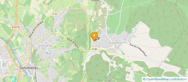 localisation de l'entreprise SCI M.C.V  AUJARGUES