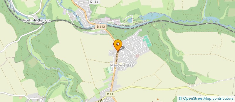 localisation de l'entreprise SCI M.C.V.  MERCY-LE-BAS