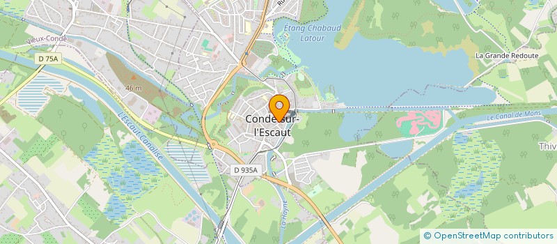 localisation de l'entreprise SCI M.C.V. BART  CONDE-SUR-L'ESCAUT