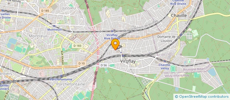 localisation de l'entreprise SCI M&CO  VIROFLAY