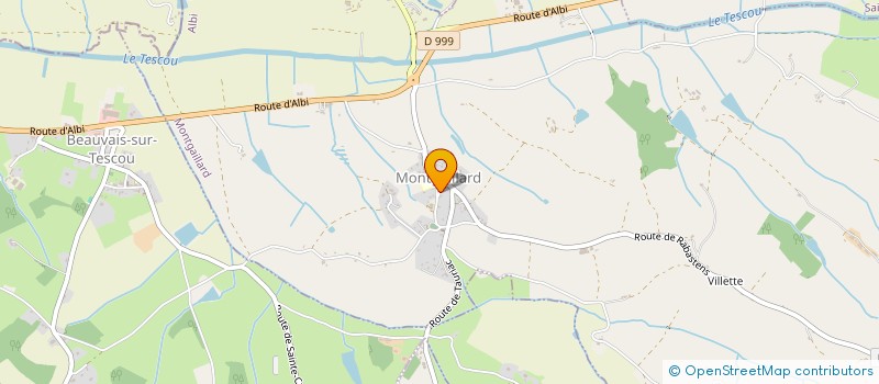 localisation de l'entreprise SCI M.COM MAISON  MONTGAILLARD