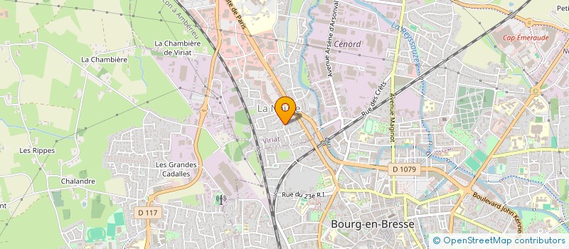 localisation de l'entreprise SCI M COMPANY à VIRIAT