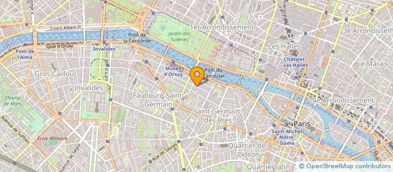 localisation de l'entreprise SCI M CUBE  PARIS