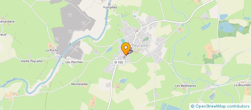 localisation de l'entreprise SCI M D 300  LA PEYRATTE